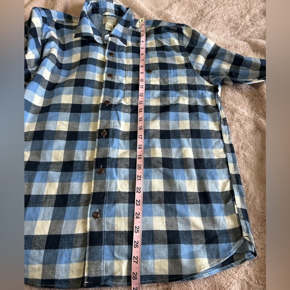 L.L. Bean Men’s Button Down Plaid Flannel Shirt - Picture 5 of 6